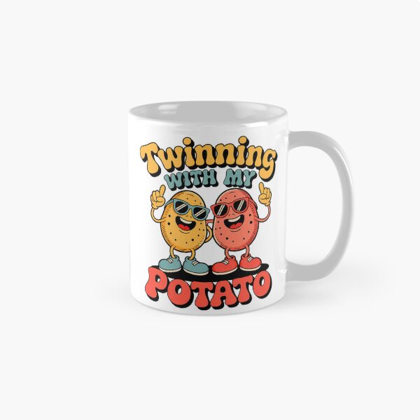 Item preview, Copy of Twinning With My Bro Potato - Funny Retro Matching Design designed and sold by Marcite.