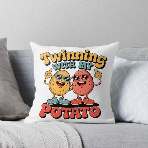 Item preview, Copy of Twinning With My Bro Potato - Funny Retro Matching Design designed and sold by Marcite.