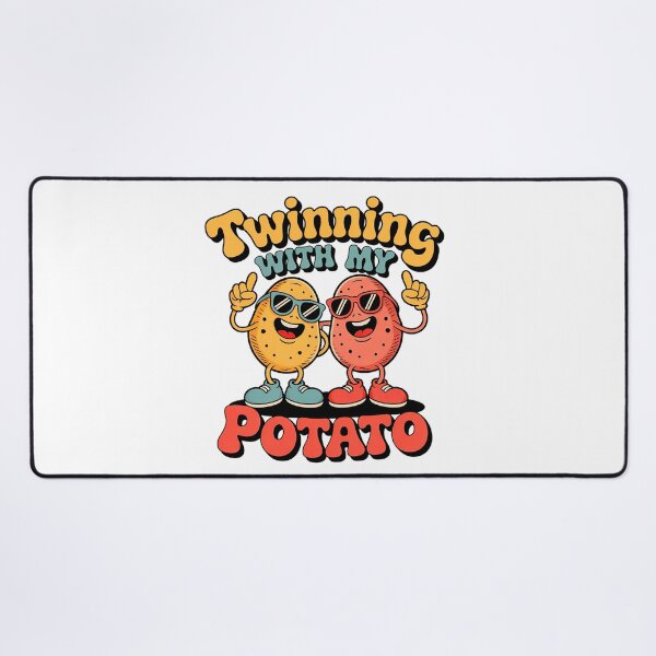 Item preview, Copy of Twinning With My Bro Potato - Funny Retro Matching Design designed and sold by Marcite.