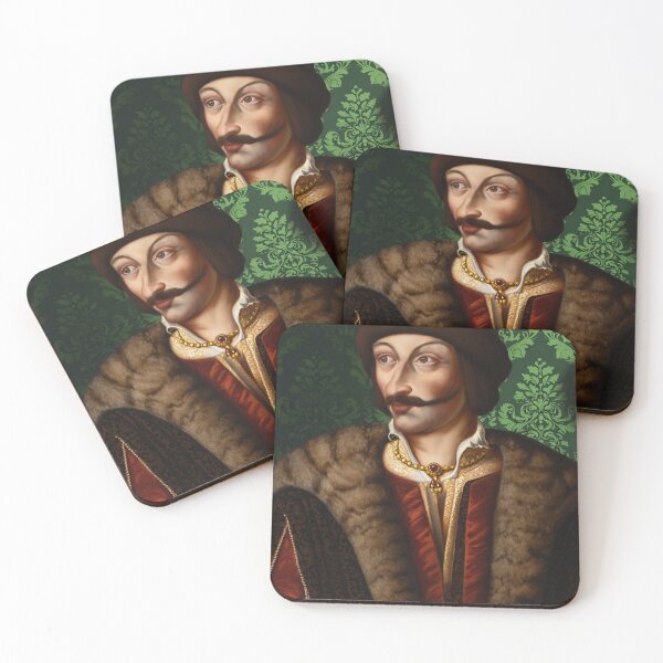 Item preview, Portrait of Vlad Tepes Dracula medieval prince of Wallachia designed and sold by Vintage Designs +.