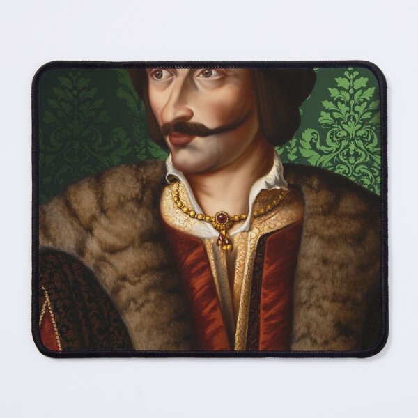 Item preview, Portrait of Vlad Tepes Dracula medieval prince of Wallachia designed and sold by Vintage Designs +.