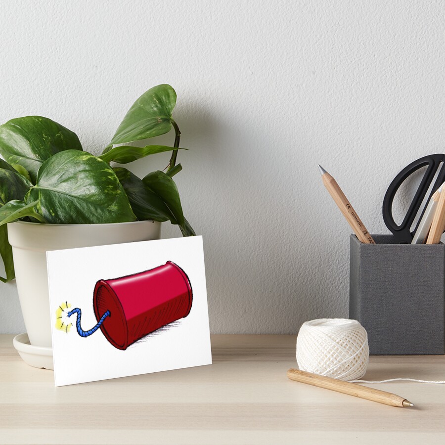 Item preview, Art Board Print designed and sold by RedFirecracker.