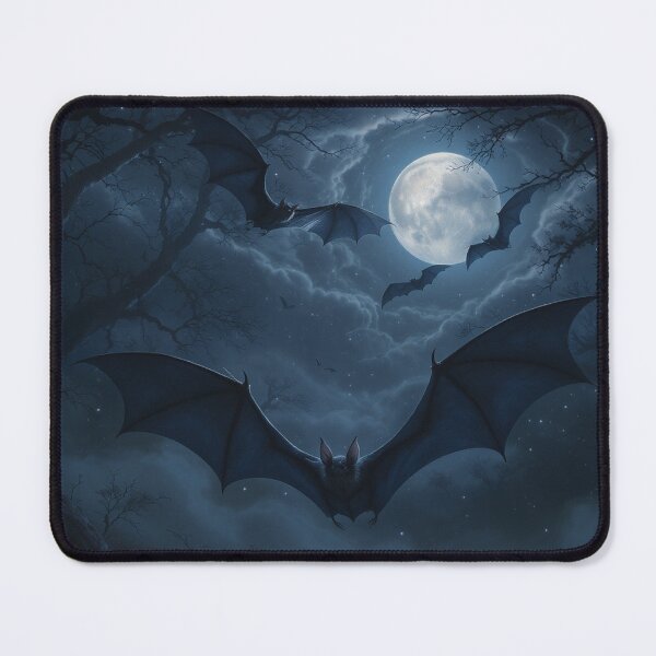 Item preview, Moonlit Flight of the Bats designed and sold by Help De Helpers.