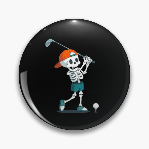 Item preview, Halloween Skeleton Playing Golf Player Men Boys  designed and sold by MicanCuteStore.