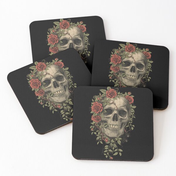 Item preview, Romantic Gothic Skull Artwork designed and sold by ChicTrendz.