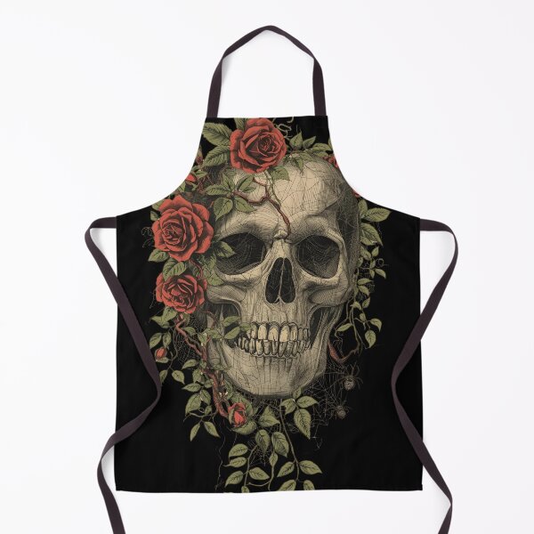 Item preview, Romantic Gothic Skull Artwork designed and sold by ChicTrendz.
