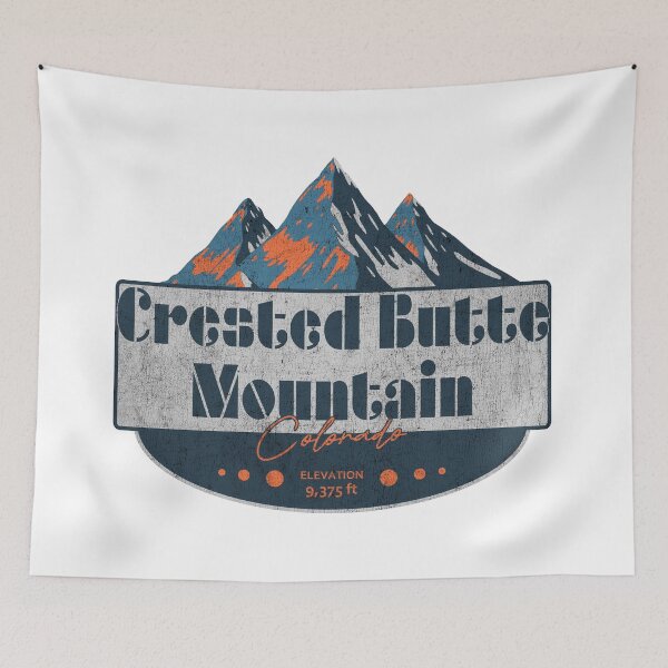 Item preview, Crested Butte Mountain Ski Resort, Colorado, Mountain Design designed and sold by Wanderful-roads.