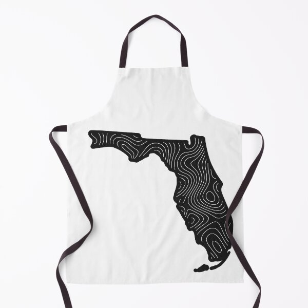 Item preview, Florida Topography - Black designed and sold by HoboSack.