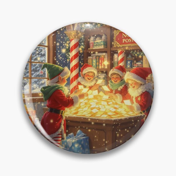 Item preview, North Pole Post Office Christmas Elves Sorting Santa’s Magical Letters designed and sold by acceleratorhams.