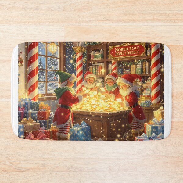 Item preview, North Pole Post Office Christmas Elves Sorting Santa’s Magical Letters designed and sold by acceleratorhams.