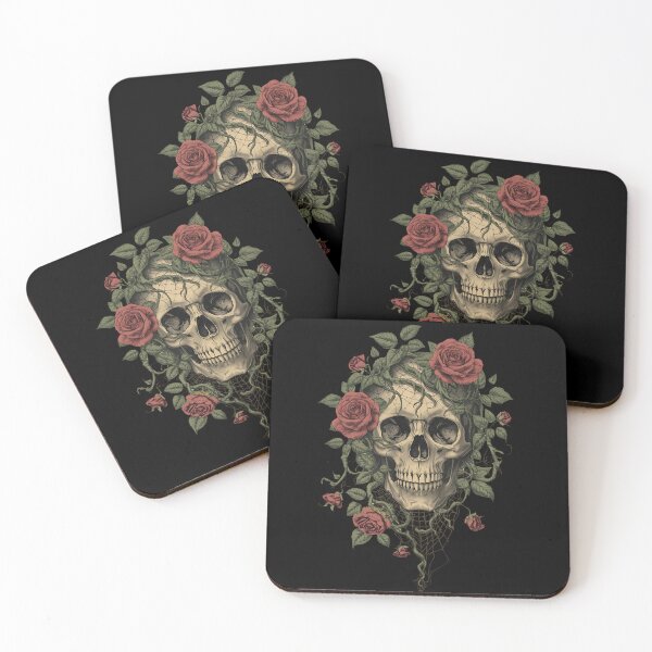 Item preview, Nature and Decay Vintage Skull designed and sold by ChicTrendz.