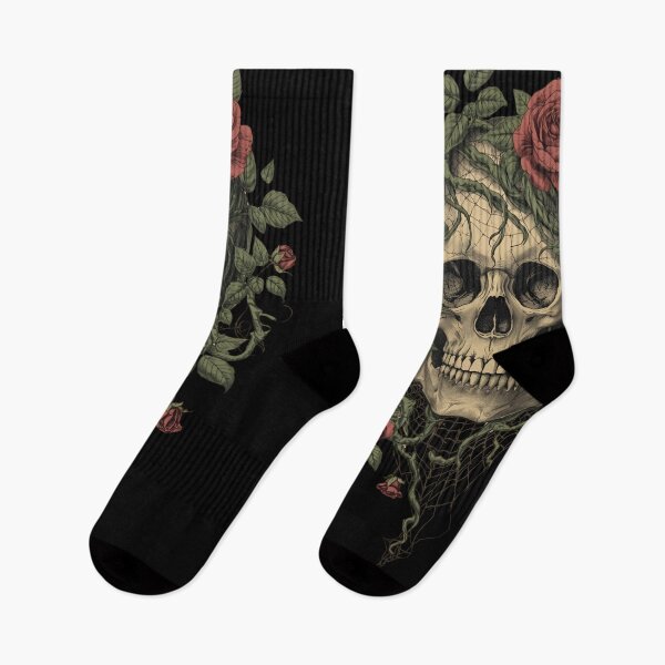 Item preview, Nature and Decay Vintage Skull designed and sold by ChicTrendz.