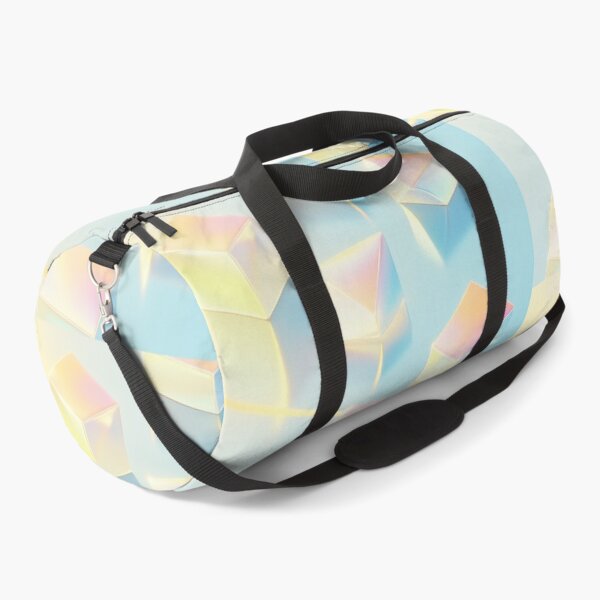 Item preview, Glowing Iridescent Prisms: An Ethereal 3D Pastel Background designed and sold by RudArtAI.