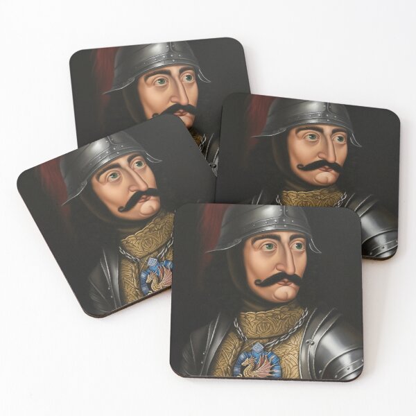 Item preview, Portrait of Vlad Tepes Dracula medieval prince of Wallachia designed and sold by Vintage Designs +.