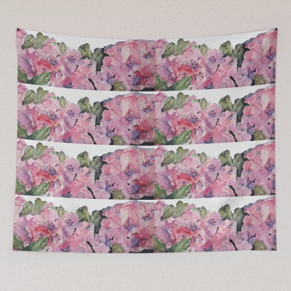 Item preview, Floral landscape at sunset designed and sold by Isabel Alfarrobinha.