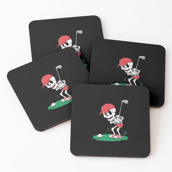 Artikelvorschau, Skelett spielt Golf – Halloween-Golf-Humor entworfen und verkauft von MicanCuteStore.