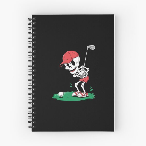 Item preview, Skeleton Playing Golf Halloween Golf Humor  designed and sold by MicanCuteStore.