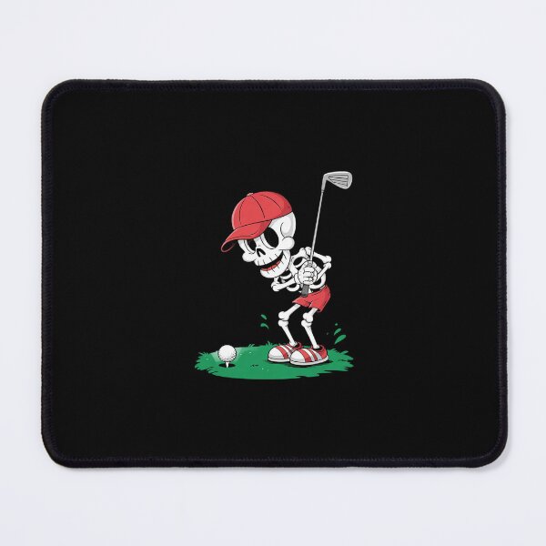 Item preview, Skeleton Playing Golf Halloween Golf Humor  designed and sold by MicanCuteStore.