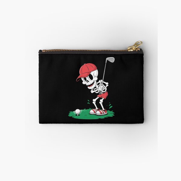 Item preview, Skeleton Playing Golf Halloween Golf Humor  designed and sold by MicanCuteStore.