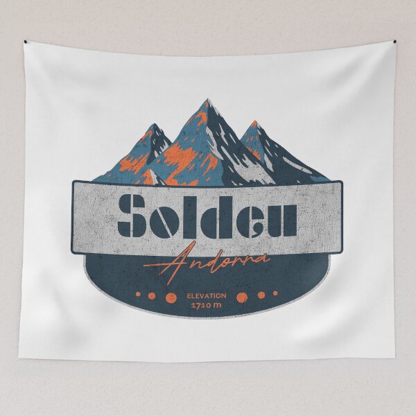 Item preview, Soldeu, Andorra, Ski Resort, Mountain Design designed and sold by Wanderful-roads.