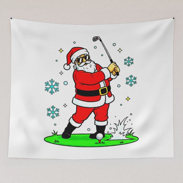 Item preview, Christmas Golf Santa Golfer – Funny Santa Playing Golf Holiday Design designed and sold by Teetreasure2.