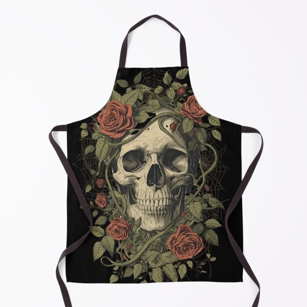 Item preview, Baroque Floral Skull Composition designed and sold by ChicTrendz.