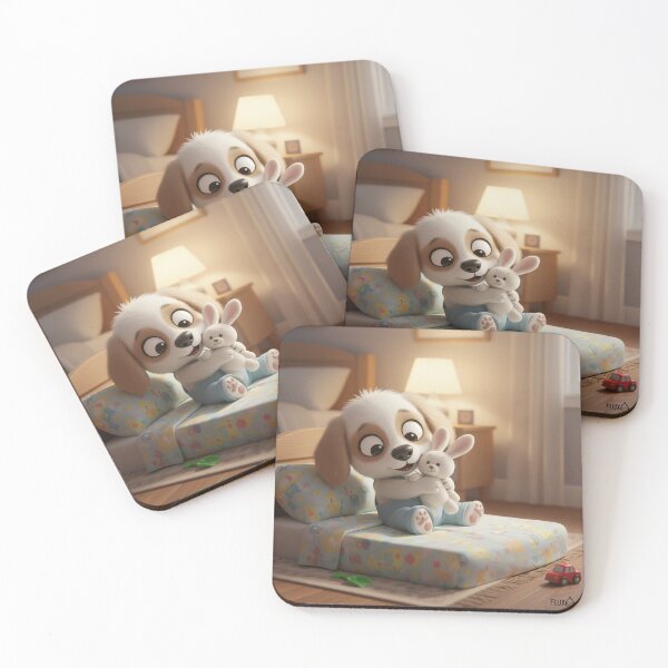 Item preview, Hooray gives her cuddly toy a hug! designed and sold by OFLUX.