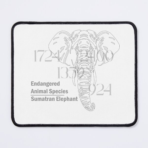 Item preview, Sumatran elephant designed and sold by EithyTwoAM.