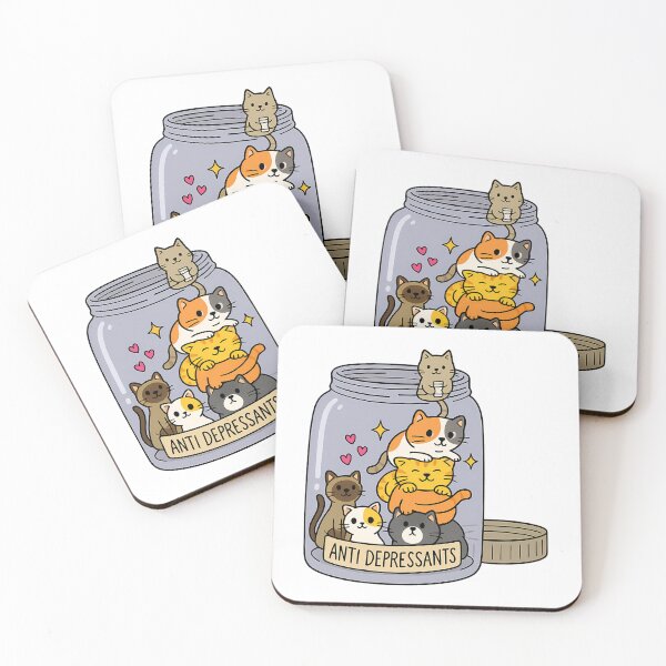 Item preview, Antidepressant cats designed and sold by stephenflashart.