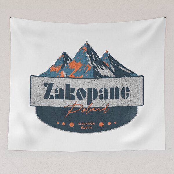 Item preview, Zakopane, Poland, Ski Resort, Mountain Design designed and sold by Wanderful-roads.