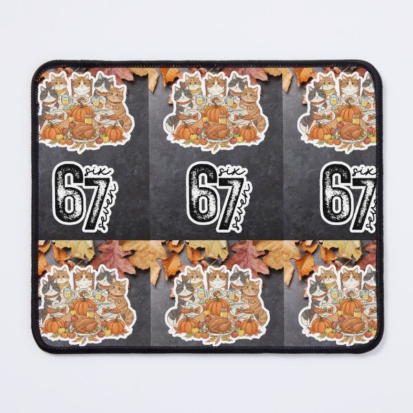Item preview, 6 7 Cats Thanksgiving  designed and sold by WoodburyLake.