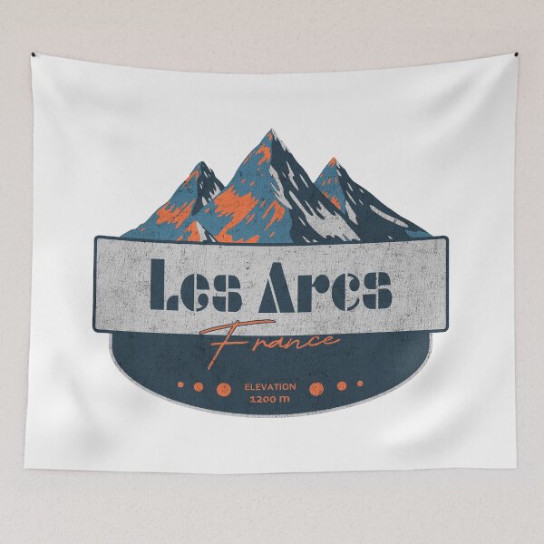 Item preview, Les Arcs, France, Ski Resort, Mountain Design designed and sold by Wanderful-roads.