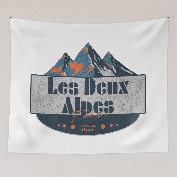 Item preview, Les Deux Alpes, France, Ski Resort, Mountain Design designed and sold by Wanderful-roads.