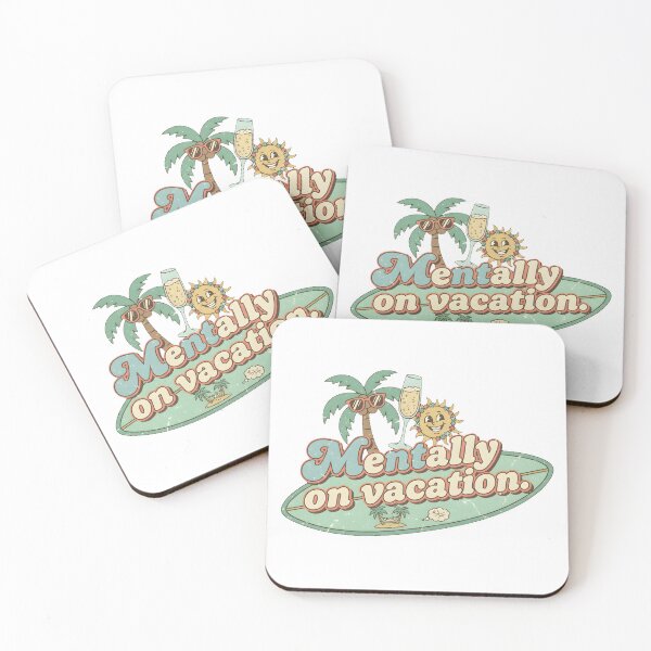 Item preview, Funny Retro Quote – Mentally On Vacation.  designed and sold by Teenidesign .