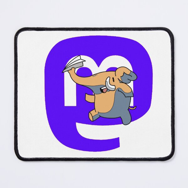 Item preview, Mastodon App Mascot designed and sold by JJNameArt.