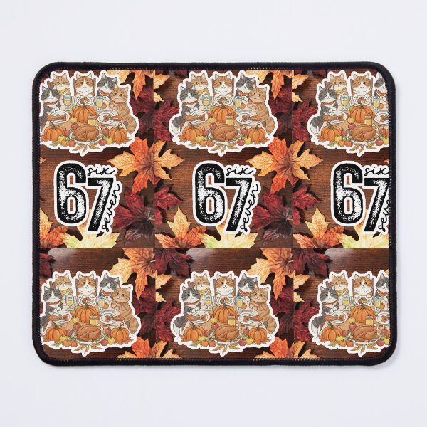 Item preview, 6 7 Cats Thanksgiving  designed and sold by WoodburyLake.