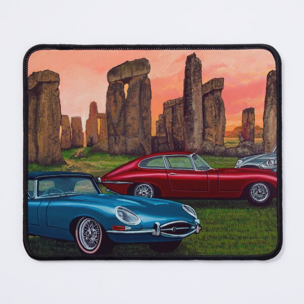 Item preview, Classic Cars at Stonehenge Painting designed and sold by PaulMeijering.