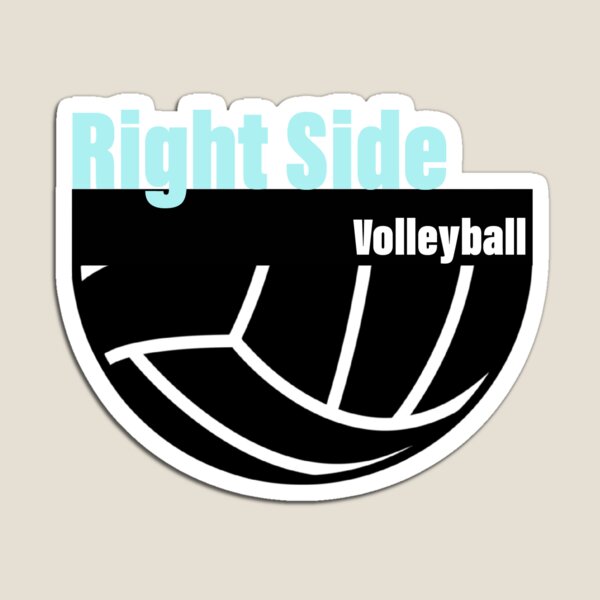 Item preview, Right Side Volleyball Sticker designed and sold by maddy-drye.