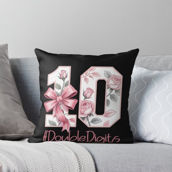 Item preview, 10th Birthday Girl Pink Coquette Bow 10 Year Old Aesthetic designed and sold by clothesy7.
