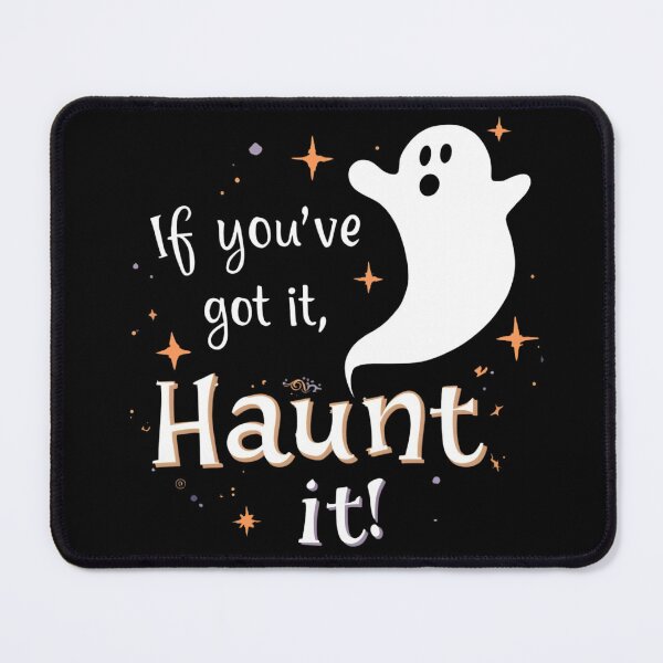 Item preview, Flirty Ghost Halloween Quote Art designed and sold by ChicTrendz.