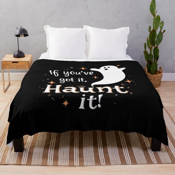 Item preview, Flirty Ghost Halloween Quote Art designed and sold by ChicTrendz.