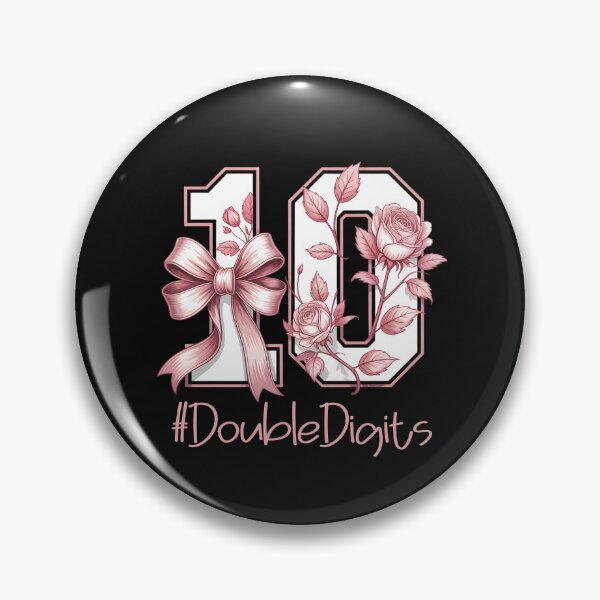 Artikelvorschau, Alles Gute zum zehnten Geburtstag, Mädchen! Rosa Kokette Schleife wird 10 Jahre alt. entworfen und verkauft von clothesy7.