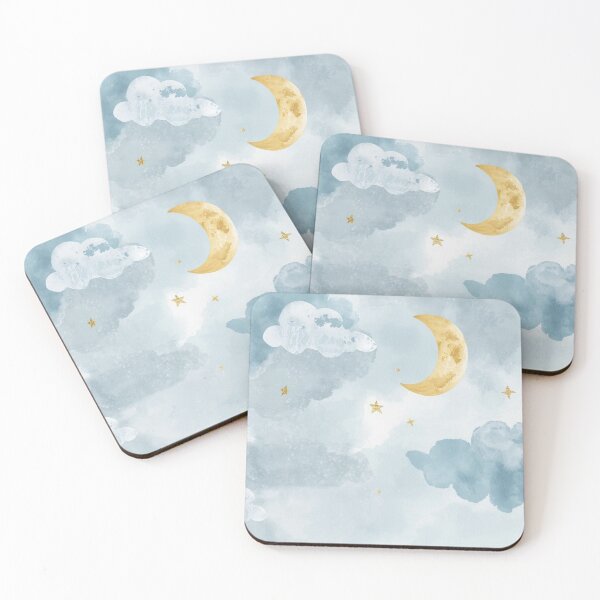 Item preview, Watercolor Nursery Print with Soothing Baby Music QR Code designed and sold by Esterlane.
