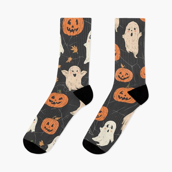Item preview, Cute Ghosts & Pumpkins Halloween Pattern designed and sold by ShopSpire.
