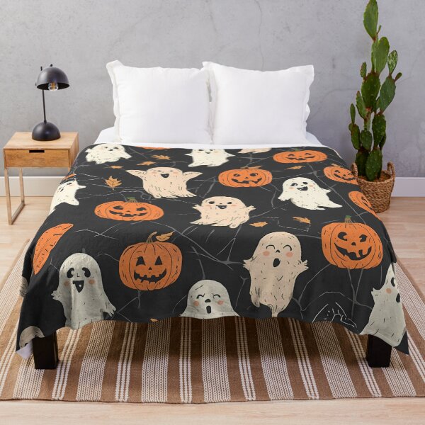 Item preview, Cute Ghosts & Pumpkins Halloween Pattern designed and sold by ShopSpire.