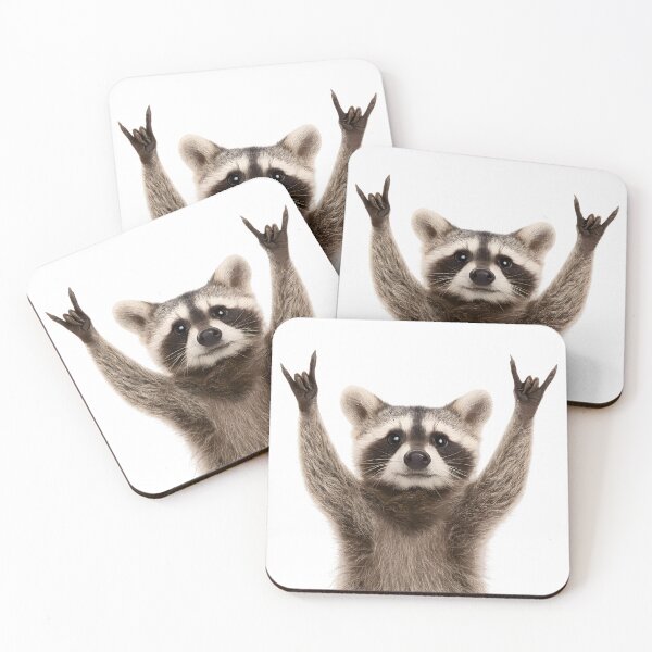 Item preview, Raccoon Rock Sign designed and sold by stephenflashart.