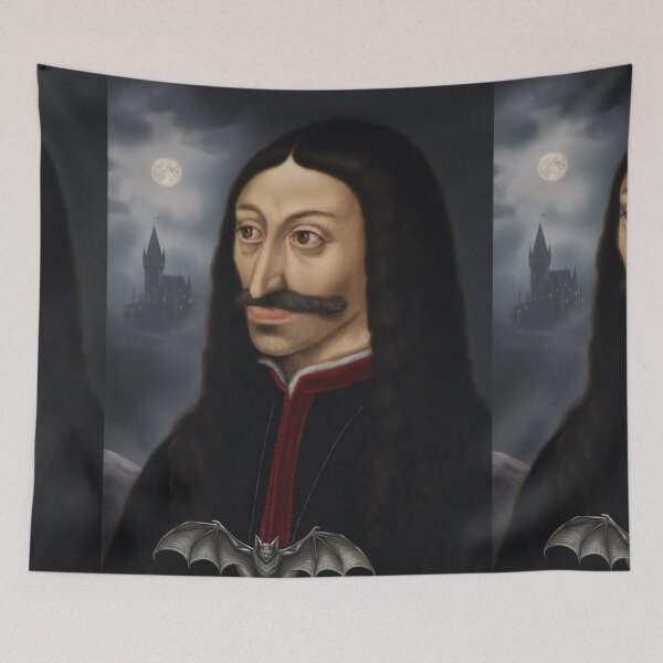 Item preview, Portrait of Vlad Tepes Dracula medieval prince of Wallachia designed and sold by Vintage Designs +.