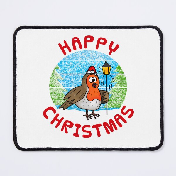 Item preview, Christmas Carol Singing Robin Musician Xmas Music Teacher designed and sold by doodlerob.