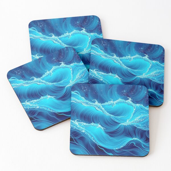 Item preview, OceanSpirits & CosmicFlow – A wave of motion between StarWhisper, DeepBlue & poetic turbulence designed and sold by FotoworldEdel.
