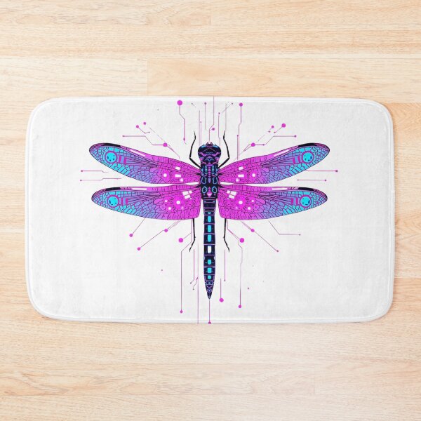 Item preview, Cyber Dragonfly – Neon Tech Insect Futuristic Design designed and sold by Activity01.